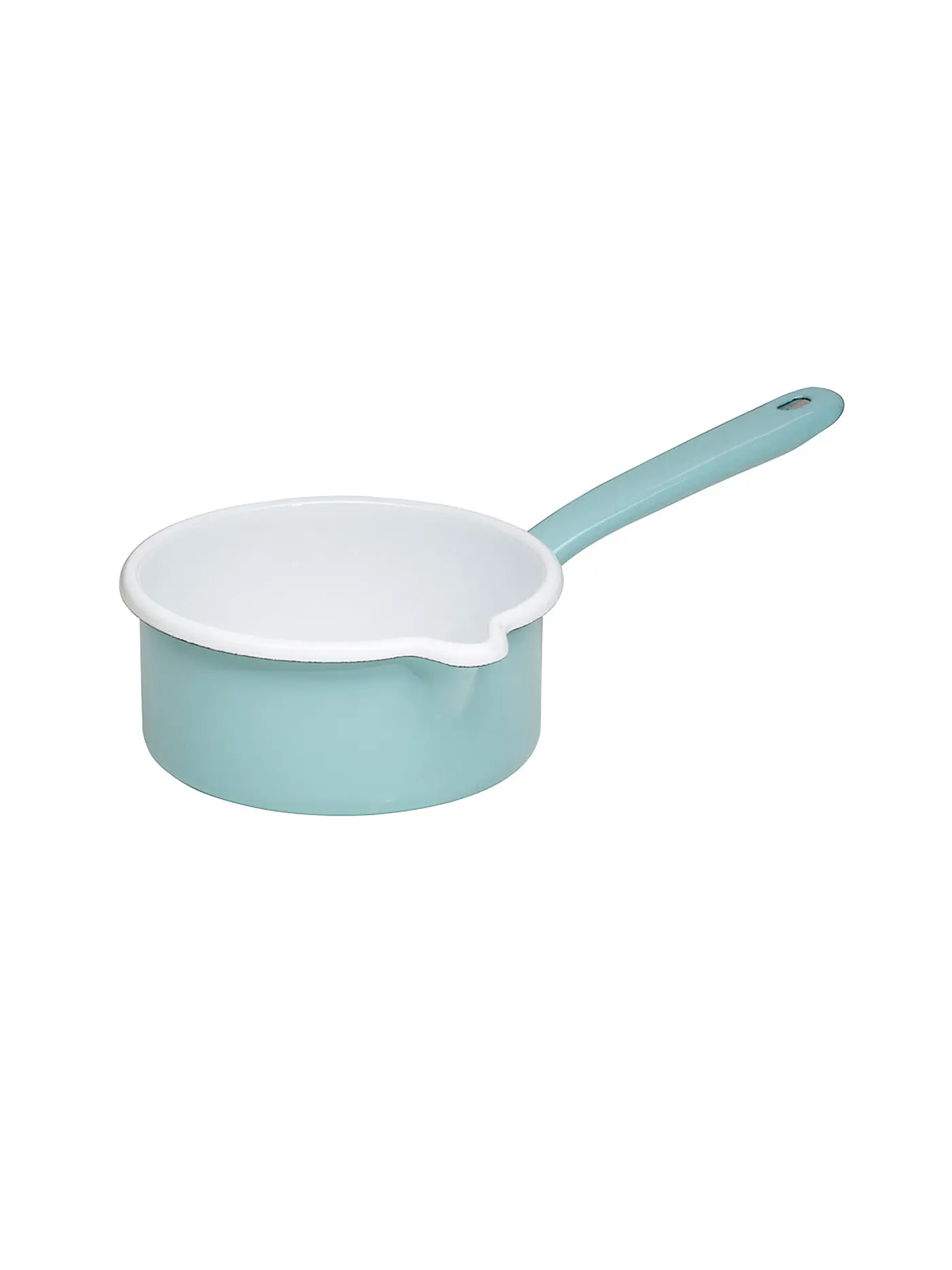 RIESS | Stielkasserolle mit Ausguss 14cm / 0,75l Nature Green | 